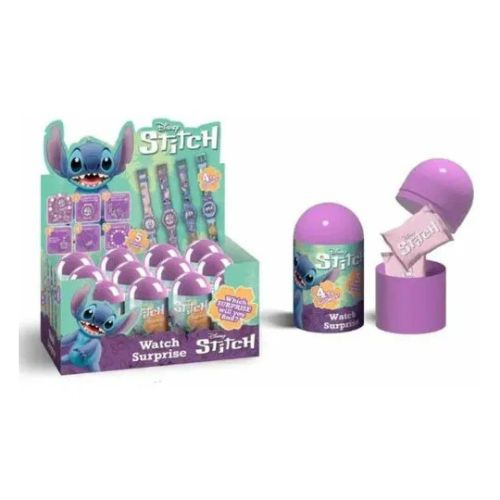 STITCH SURPRISE – Stitch – Capsula con Orologio a Sorpresa cm In espo da 12pz…x24